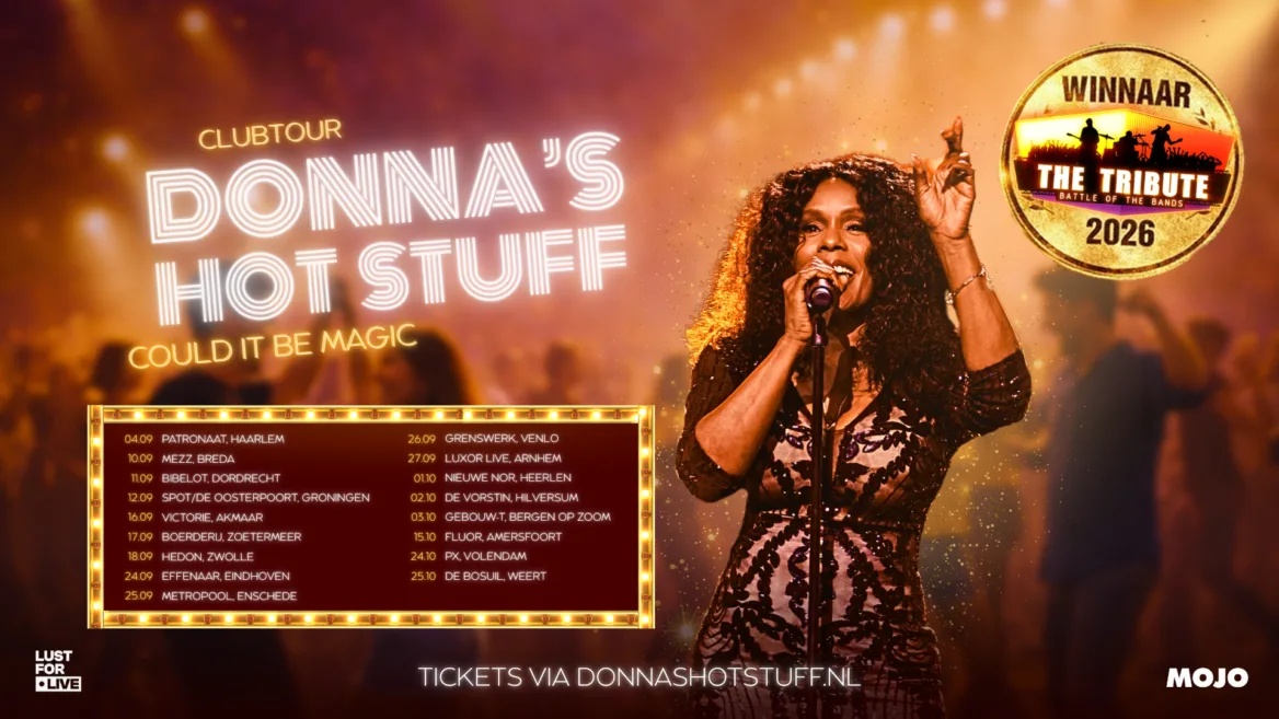 Donna's Hot Stuff Clubtour Artwork 16x9